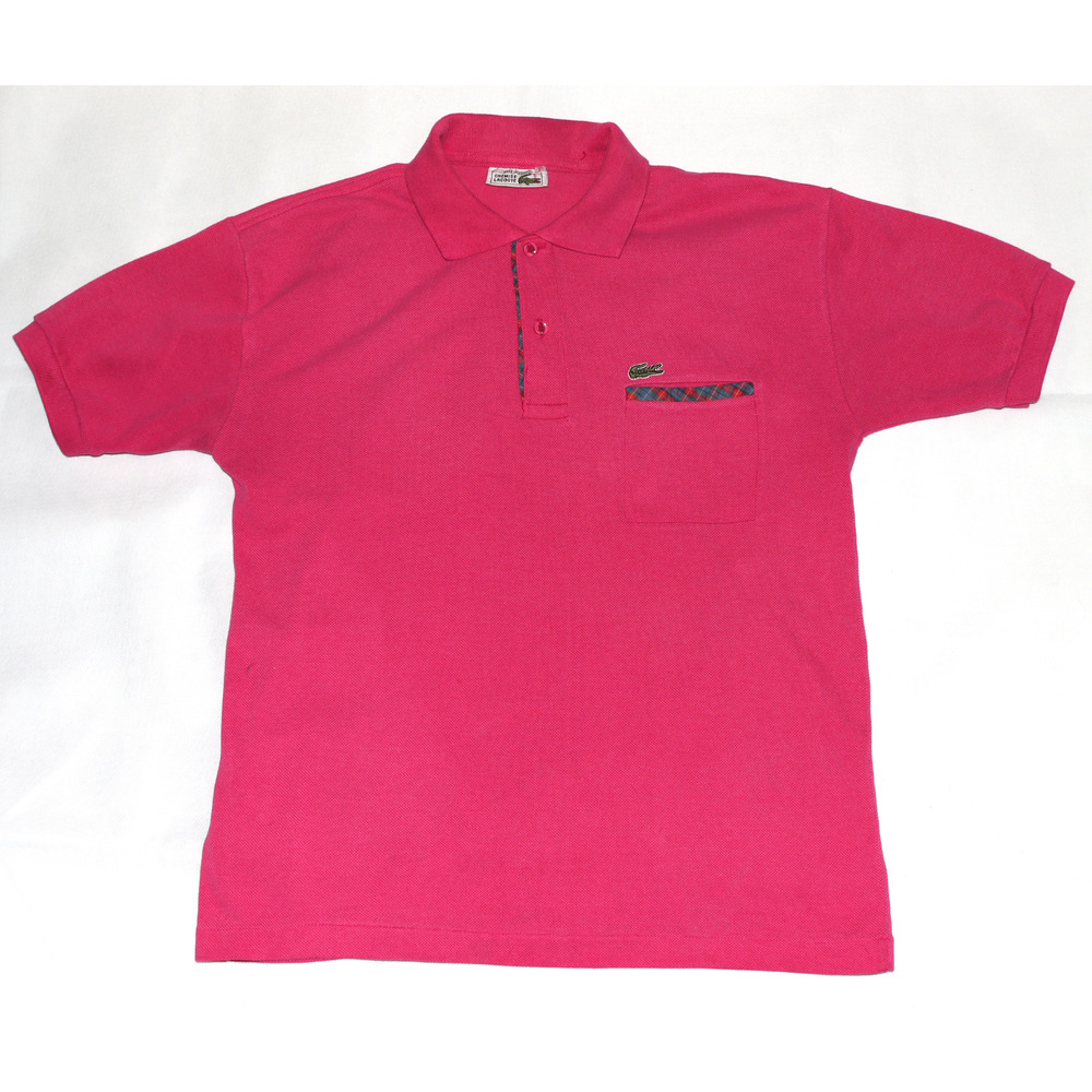 VTG Lacoste Chemise Men's Knit Polo Golf Shirt Size Large Croc Logo - Picture 1 of 7